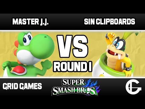 Master J.J. (Yoshi) VS Sin Clipboards (Bowser Jr) | Grid Smash 4 BiWeekly Round 1