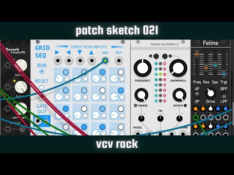 PATCH SKETCH 021 - Tech House Loop [VCV Rack] #Shorts