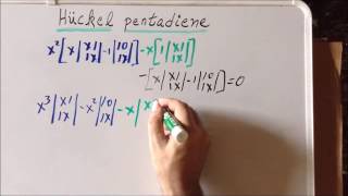 Hückel (linear) 1,3-pentadienyl energies