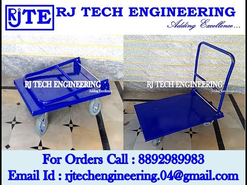 Chequered Plate Platform Trolley