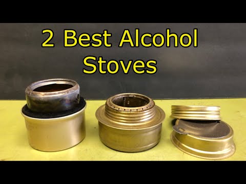 Two Best Alcohol Stoves. Trangia & Fancy Feast