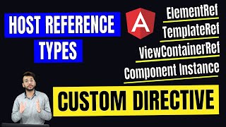 Download the video "78. Custom Directives - ElementRef, TemplateRef & ViewContainerRef | Angular In Depth (Hindi)"