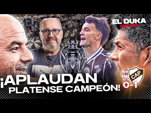 ¡APLAUDAN PLATENSE CAMPEÓN!-Huracán vs Platense (0-1)  - ELDUKA