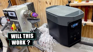 How to Run My Lathe For FREE? - EcoFlow DELTA 2
