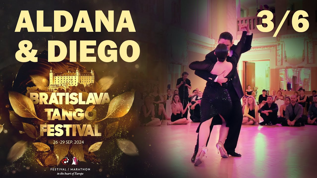 Diego Ortega & Aldana Silveyra 3/6 @Bratislava Tango Festival 2024 - Chacabuqueando, Color Tango