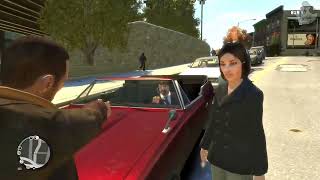 GTA IV What happens if you steal a car infront of Michelle