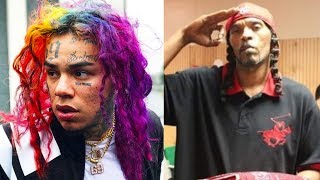 Tekashi 6ix9ine GETS G CHECKED by OG Blood Big Homie Rum