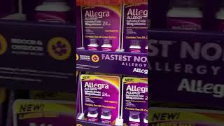 Allegra Allergy 180mg 24 Hour Relief Tablets 110ct | Costco Deals | March 2022 | #shorts