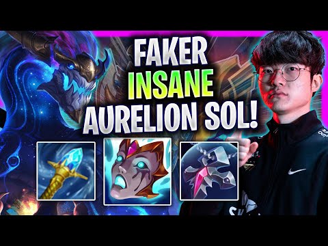 FAKER INSANE GAME WITH AURELION SOL! - T1 Faker Plays Aurelion Sol Mid vs LeBlanc! | Season 2024