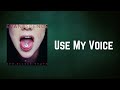 Evanescence Use My Voice Lyrics