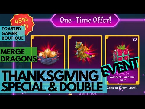 Special & Double Merge Dragons Thanksgiving Event 2020 ☆☆☆