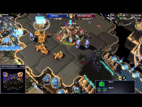 BabyKnight vs. Dimaga - Game 1 - StarCraft 2