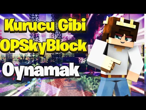 Playing OP SkyBlock Like The Founder - RosinNetwork - Minecraft Server Introduction