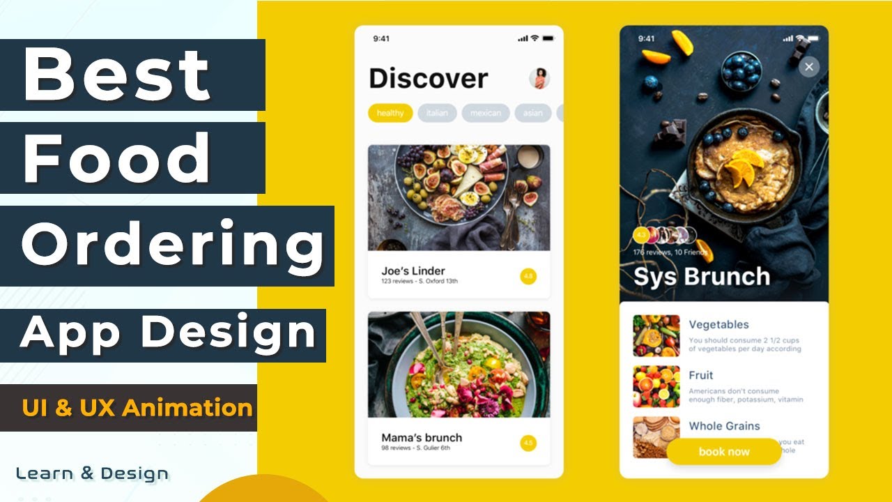 Food Ordering Mobile App Design | Best UI UX Inspiration in 2021