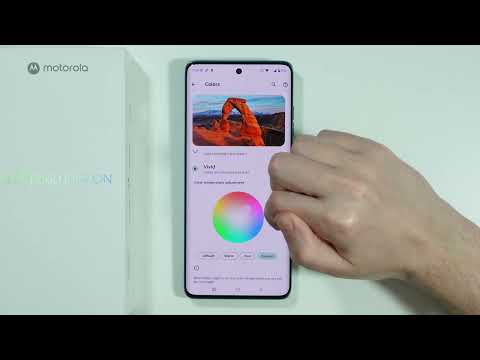 Motorola Edge 60 Fusion: How to Adjust Display Colors (Change Screen Colors)
