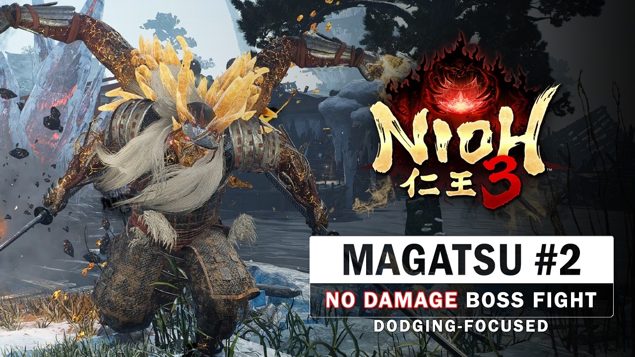 Nioh 3 - Magatsu Warrior #2 Boss Fight (No Damage)