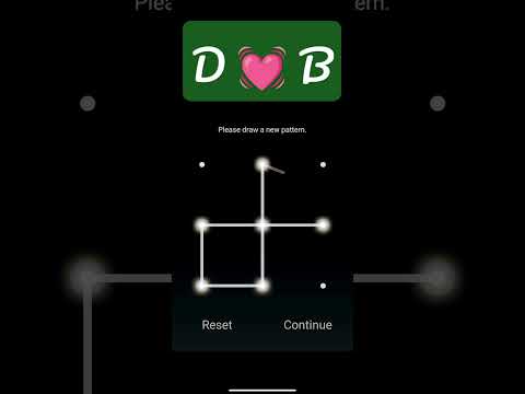 Pattern of DB love 💓💓💓...#lockscreen #pattern #lock #love #couples