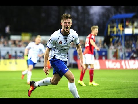 MKS Kluczbork - Górnik Zabrze 2:1, 1 kwietnia 2017, skrót meczu