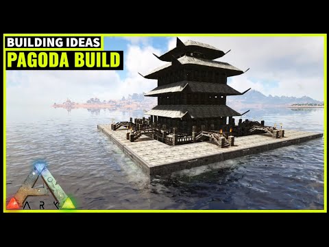 HOW TO BUILD AN EPIC PAGODA BASE *OCEAN PLATFORM* | ARK SURVIVAL