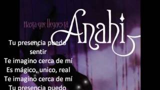 Anahi - Hasta Que Llegues Tu w/Lyrics