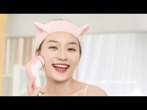 OKACHI GLIYA Rechargeable Facial Brush with UV Sterilization System & Air Dryer System