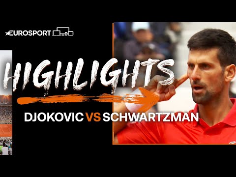 Novak Djokovic downs Diego Schwartzman to set up potential Nadal showdown | Eurosport Tennis
