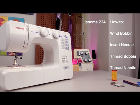 How to Set Up a Janome 234 Sewing Machine