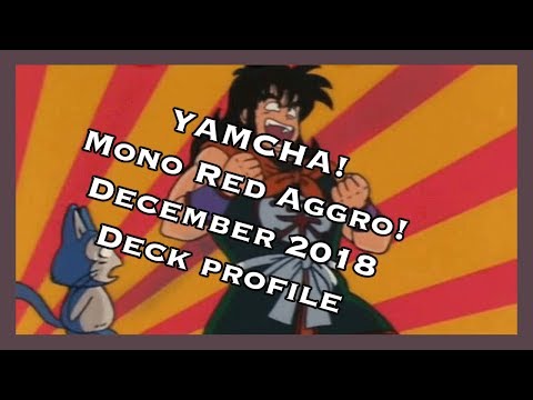Yamcha Mono Red Aggro! December 2018 Deck Profile - Dragon Ball Super TCG