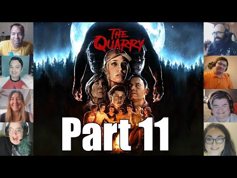 Let's Play The Quarry (8 Player Co Op) - Part 11: Naked Armor