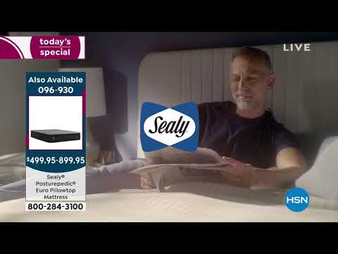 Sealy Posturepedic Hamilton Plush Euro Pillowtop Full...