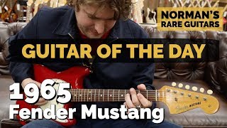 Video thumbnail for Guitar of the Day: 1965 Fender Mustang Dakota Red | Norman's Rare Guitars by Normans Rare Guitars