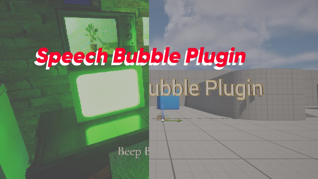 Free Speech Bubble Plugin for UE5