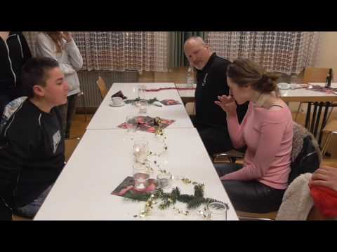 Weihnachtsfeier 2016, Schokokuss-Wettessen - Das große Finale -