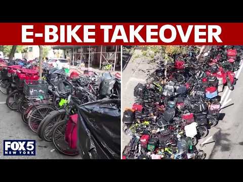 NYC block being 'taken over' by e-bikes, leaving residents ...