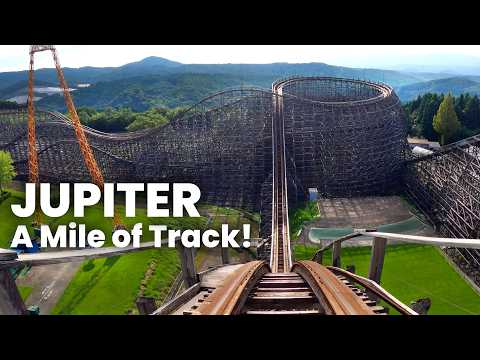 Jupiter Front Row POV - One of the Longest Wooden Coasters on Earth! Japan's Kijima Kogen