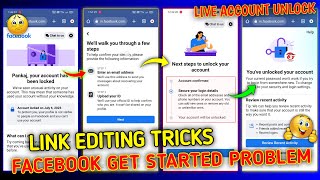 Facebook Lock Get Started Problem | Your Account Has Been Locked | Facebook Id Lock How To Unlock