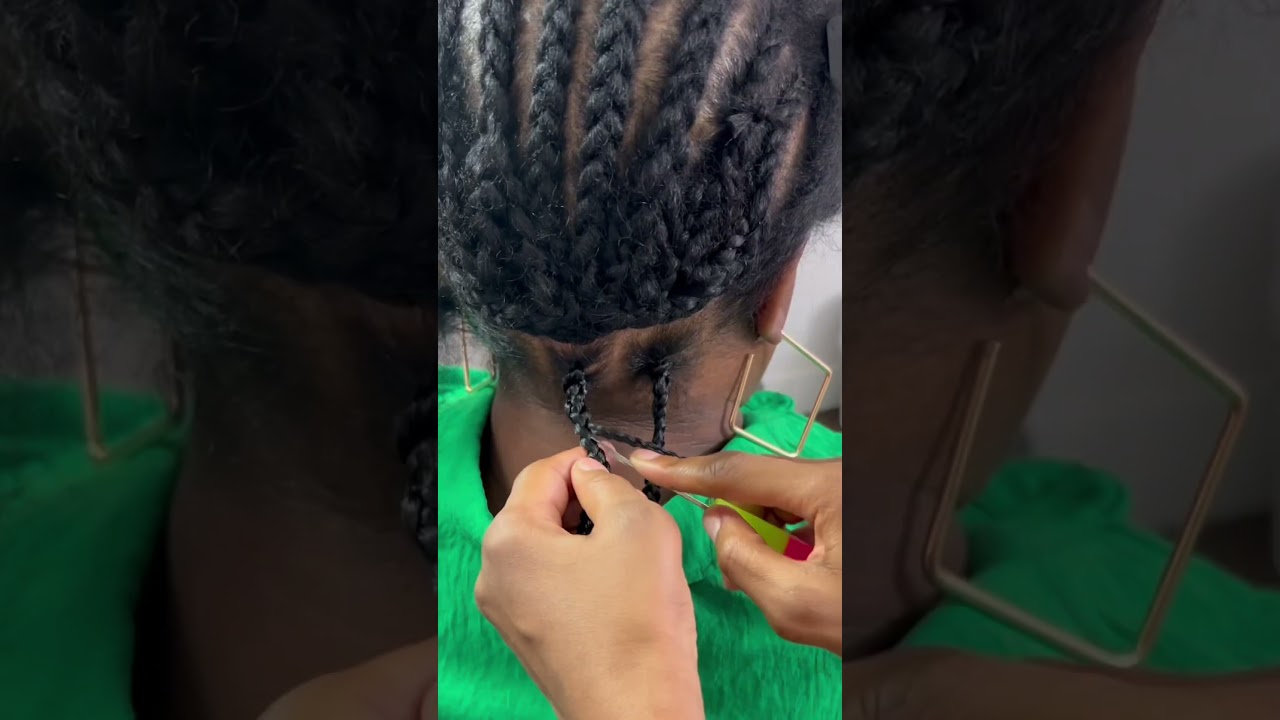 Individual crochet box braids can give traditional box braids with this method!