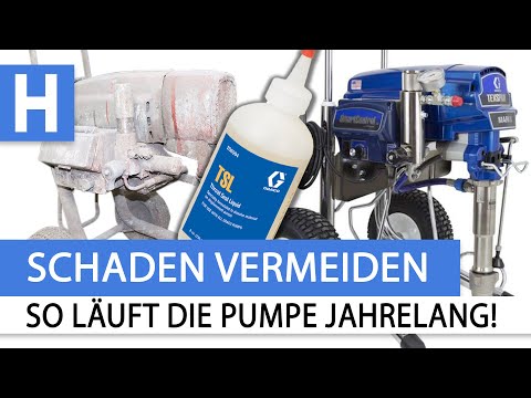 Wie läuft mein Kolbenspritzgerät jahrelang? Graco TSL Kolbenöl