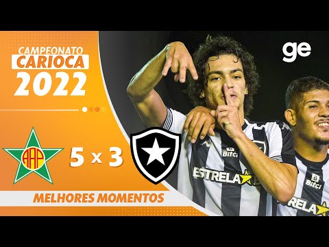 PORTUGUESA 5 X 3 BOTAFOGO | MELHORES MOMENTOS | 9ª RODADA CARIOCA 2022 | ge.globo