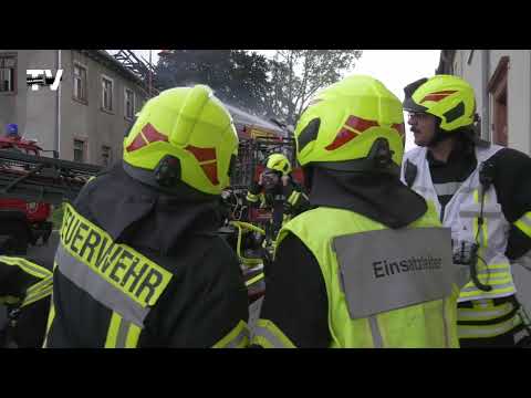 Kurz gemeldet: Dachstuhlbrand in Colditz