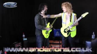 Video thumbnail for Ibanez 25th Anniversary RG1XXV and S1XXV Fluorescent Guitars by Rob Chapman