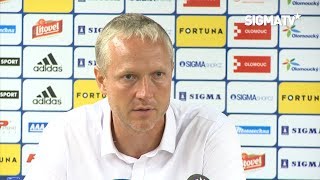Trenér Jílek po utkání FORTUNA:LIGY s týmem SK Slavia Praha Trenér Jílek po utkání FORTUNA:LIGY s týmem SK Slavia Praha