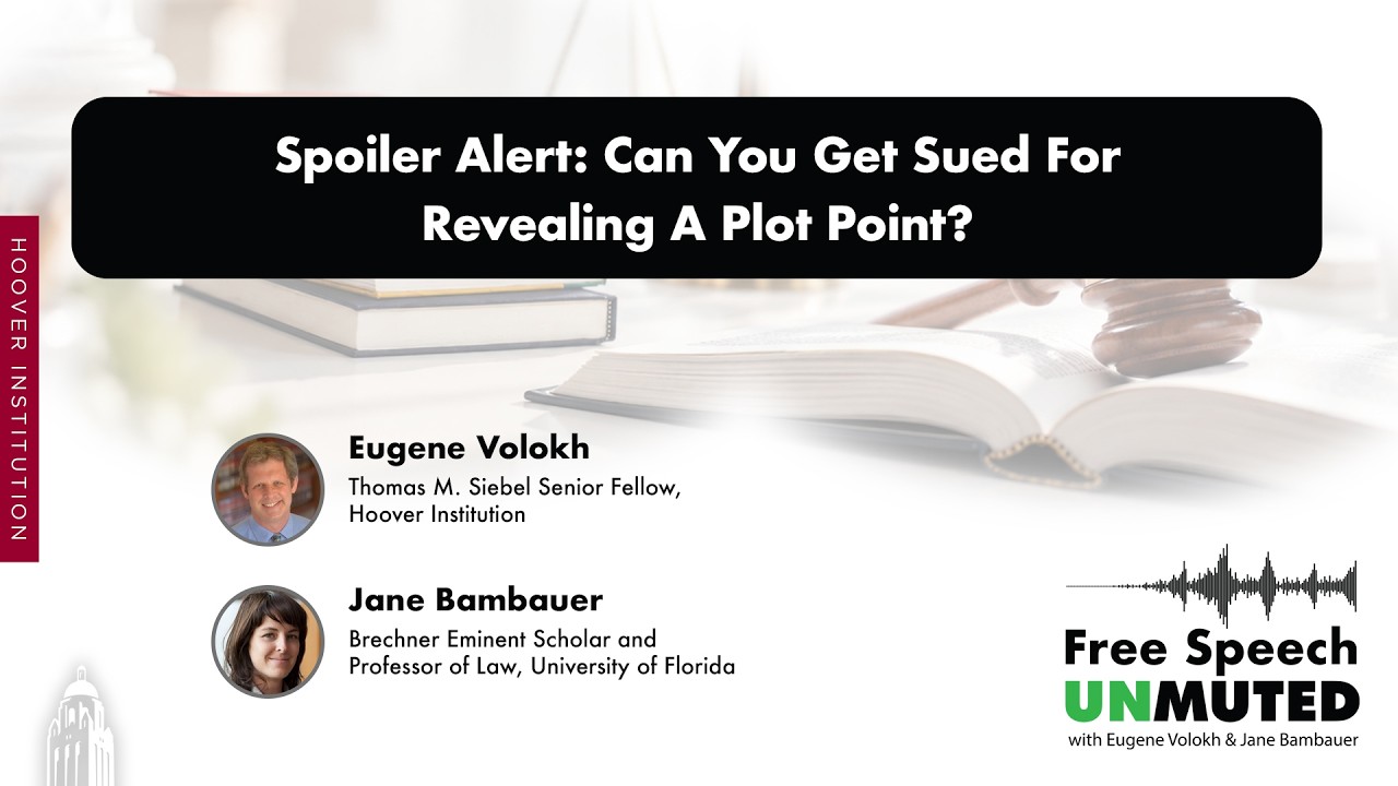 Spoiler Alert: Can You Get Sued For Revealing A Plot Point?