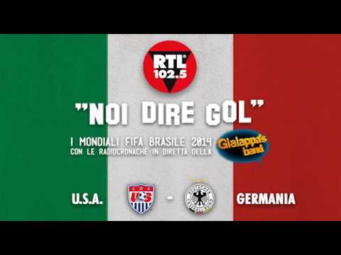 USA - Germania . Noi dire gol Brasile 2014 Radiocronaca Gialappa's band 26 Giugno 2014
