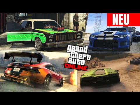 Alle DLC Fahrzeuge aus dem Sommer Update Trailer - GTA 5 Online Deutsch