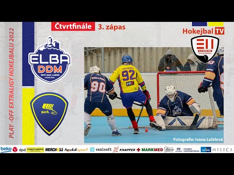 Highlights Play-off Extraligy hokejbalu - Elba DDM Ústí nad Labem vs HC Kert Park Praha | 30.4. 2022