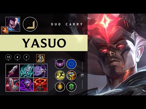 Yasuo ADC vs Jhin - EUW Master Patch 26.02