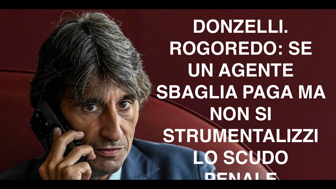 DONZELLI. ROGOREDO: SE UN AGENTE SBAGLIA PAGA MA NON SI STRUMENTALIZZI LO SCUDO PENALE