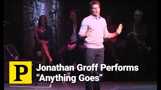 Jonathan Groff Channels His Inner Sutton Foster to Perform &quot;Anything Goes&quot;
