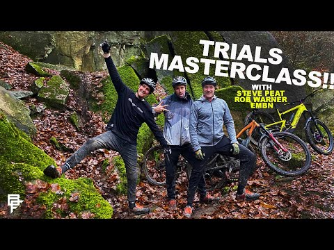MTB TRIALS MASTERCLASS WITH STEVE PEAT, ROB WARNER AND GMBN!!